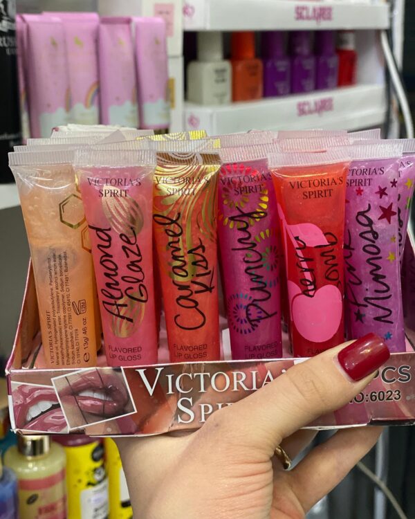 لیپ گلاس ویکتوریا سکرت ( برق لب ) طعم دار و حجم دهنده لب Victoria Secret Lip Gloss