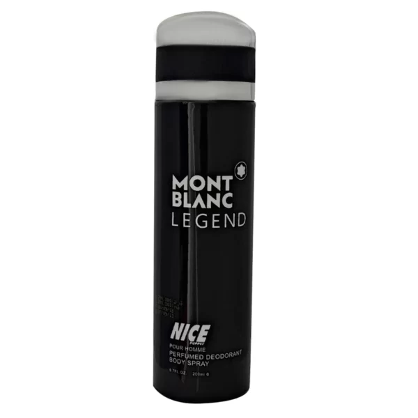 اسپری بدن مردانه نایس پاپت مدل Mont Blanc Legend حجم 200 میلی لیتر