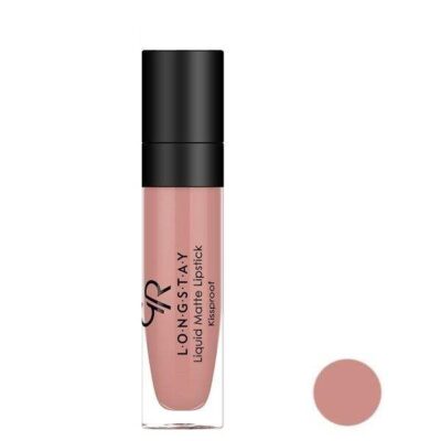 رژ لب مایع مات گلدن رز مدل LONG STAY شماره 17