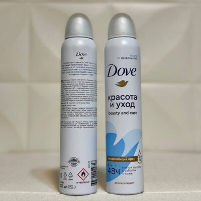 اسپری ضد تعریق زنانه داو روسی رایحه شیر ۲۰۰میل