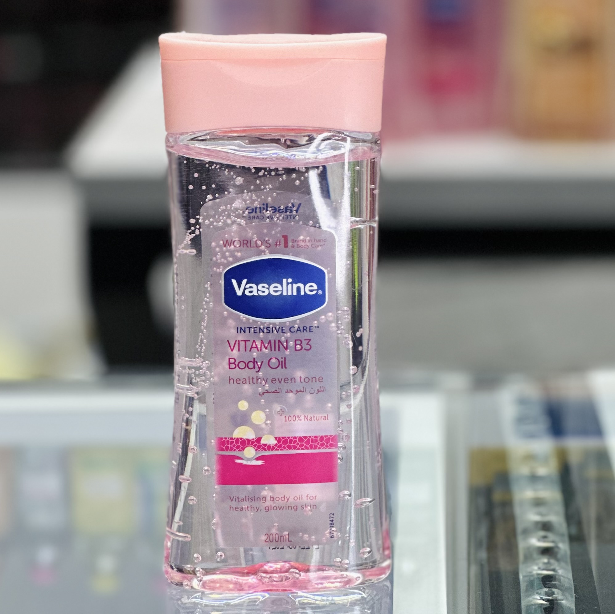 روغن بدن روشن کننده ویتامین B3 وازلین روغن بدن روشن کننده ویتامین B3 وازلین