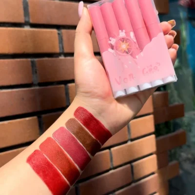 پک رژلب کره ای ۵عددی مات