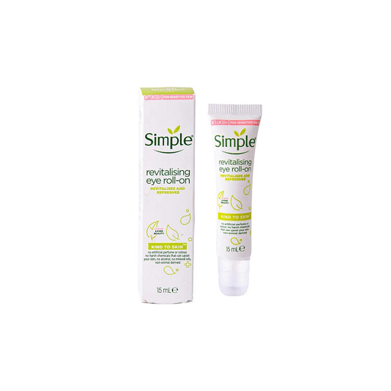 کرم دور چشم ضد تیرگی و چروک سیمپل مدل رولی 15میل کرم دور چشم ضد تیرگی و چروک سیمپل مدل رولی 15میل