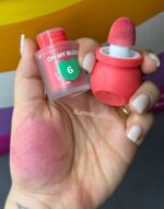 رژگونه مایع همراه پد انگشتی طرح قلب اولی بولا در 6 رنگ - Image 6