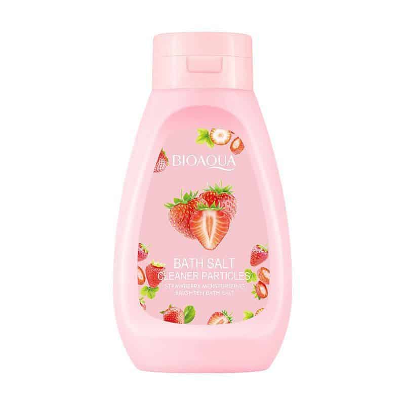 نمک بدن توت فرنگی بیوآکوا BIOAQUA حجم 430g نمک بدن