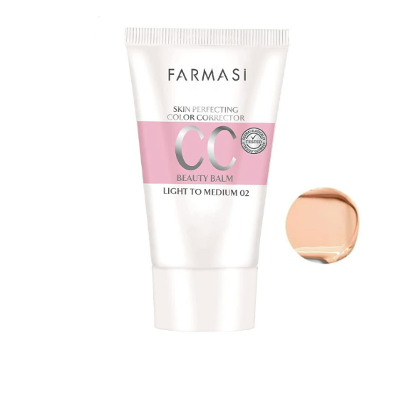 سیسی2 سی سی کرم فارماسی شماره 02 رنگ Light to Medium حجم 50 میل