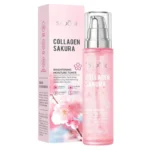 تونر پاک‌کننده صورت و چشم سادور مدل کلاژن و ساکورا مناسب برای انواع پوست حجم 100 میلی‌لیتر