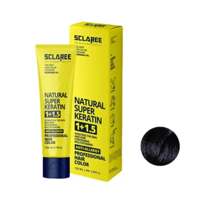 رنگ مو اسکلاره شماره 1.1 حجم 120 میلی لیتر رنگ مشکی پر کلاغی