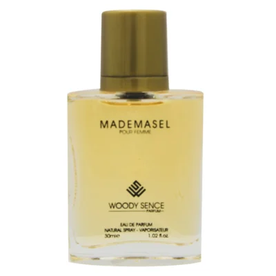 عطر جیبی زنانه وودی سنس مدل Mademasel حجم 30 میلی لیتر