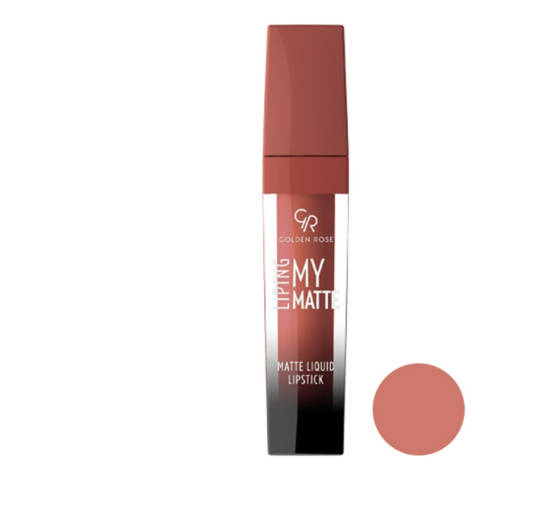 16 رژ لب مایع گلدن رز مدل Liping My Matte شماره 16