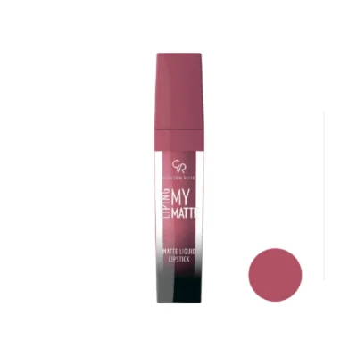 رژ لب مایع گلدن رز مدل Liping My Matte شماره 24