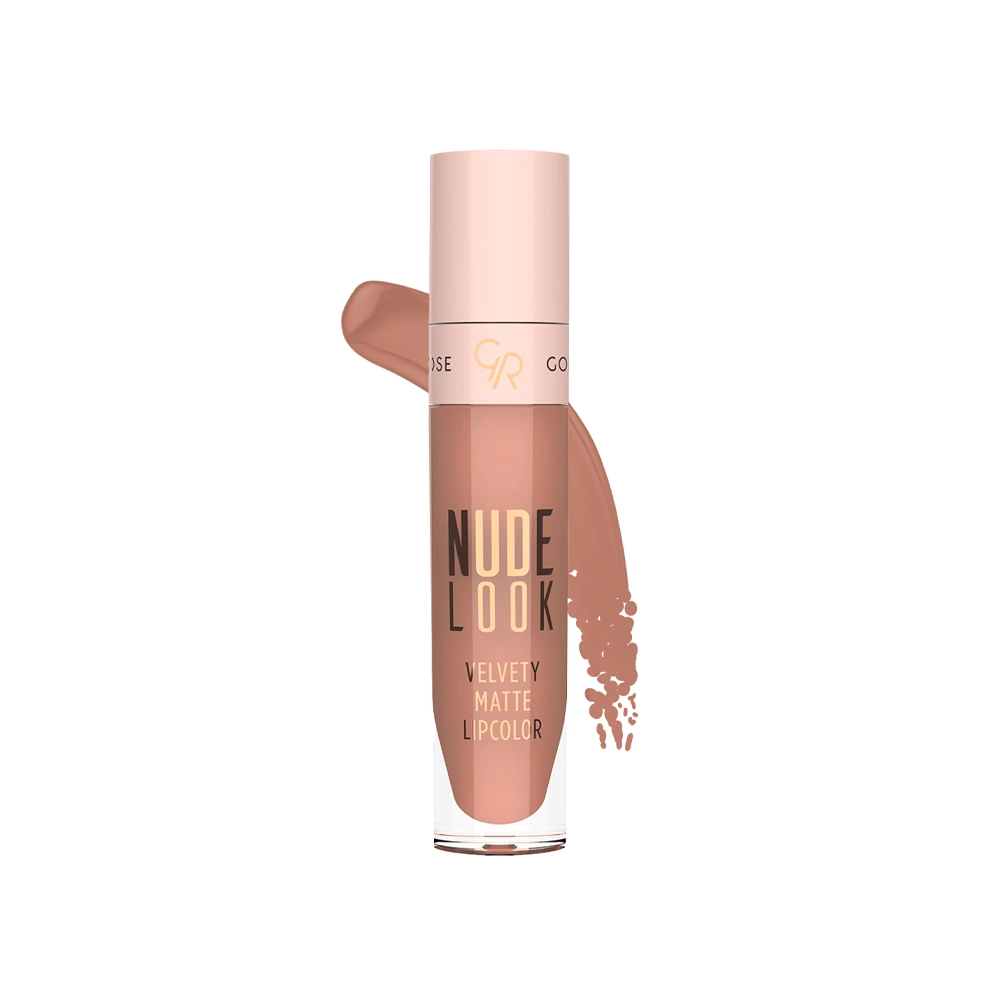 رژ لب مایع NUDE LOOK مدل Velvety Matte گلدن رز رژ لب مایع NUDE LOOK مدل Velvety Matte گلدن رز