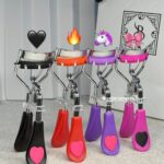 فرمژه دسته قلبی فانتزی همراه جدا کننده مژه