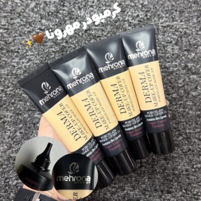 کرم پودر تیوپی مهرونا مدل Derma Make-Up Cover SPF15